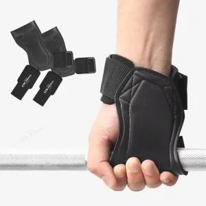 Adjustable Gym Wrist Straps PVC Material Non-Slip Soft Palm Weightlifting Support