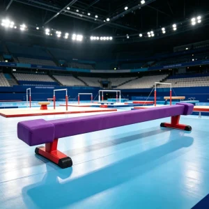 Adjustable Gymnastics Training Balance Beam Fitness Equipment for Gymnasium Sports Training