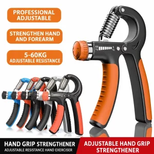 Adjustable Hand Grip Strengthener Finger Wrist and Arm Rehabilitation Trainer