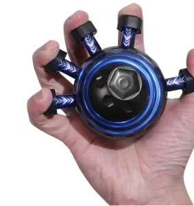 Adjustable Hand Grip Strengthener Set, Portable Forearm and Finger Trainer for Arm Massage