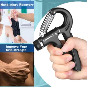 Adjustable Hand Grip Strengthener for Finger and Forearm Training