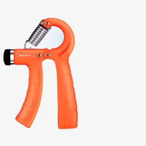 Adjustable Hand Grip Strengthener with Count Function Anti-Slip Silicone 5-60 kg Resistance