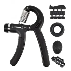 Adjustable Hand Gripper Set for Finger and Forearm Exercise