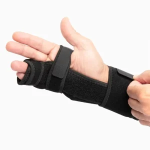 Adjustable Hand and Finger Splint for Metacarpal Ulnar Gutter and Radial Gutter Fractures Boxer Splint