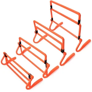 Adjustable Height Agility Hurdles with Carry Bag Multisport Plyometric Fitness Speed Training Equipment for Sports Fitness Gear