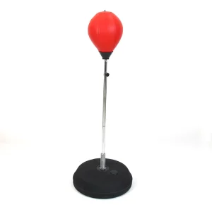 Adjustable-Height Mini Inflatable Floor Punching Bag with Speed Ball for Kids