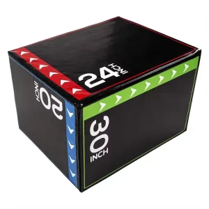 Adjustable Height PVC Soft Foam Plyo Box Set 3-in-1 Fitness Jump Box