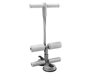 Adjustable-Height Sit-Up Aid with Metal Suction Cups, 3x Suction, Home Core Training