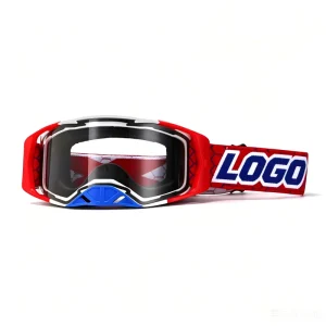 Adjustable Helmet-Mount Dirt Bike Racing Goggles Roll-Off Motorcycle MX Off-Road Motocross Goggles
