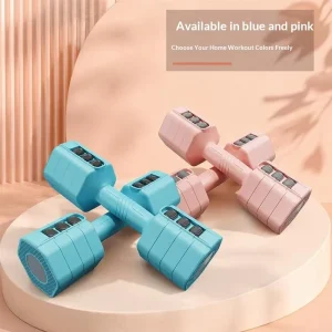 Adjustable Hexagonal Dumbbells ABS Material Home Use Men Women Yoga Fitness Strength Training Cross Border