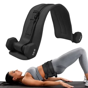 Adjustable Hip Thrust Belt with Durable Chain for Weighted Glute Training