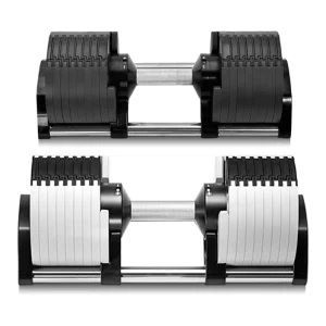 Adjustable Home Gym Equipment with 2kg Increments 20kg 80lb Free Weights Dumbbells