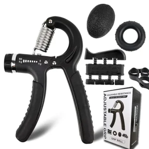 Adjustable Home Workout Grip Strength Trainer Kit Hand Gripper