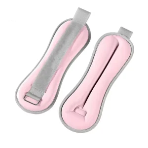 Adjustable Iron and Fabric Wrist and Ankle Weights for Running and Exercise