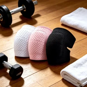 Adjustable Knee Support Band for Gym Workout Compression Knee Sleeve for Strength Training