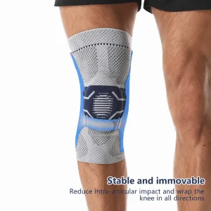 Adjustable Knee Support Brace with Dual Straps and Side Frame for Men and Women Athletic Training Protection