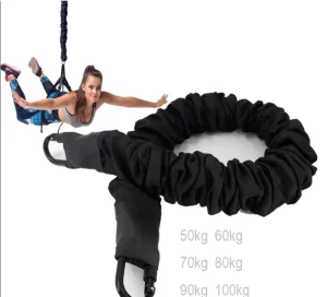 Adjustable Latex Training Bands for Leg Strength and Bungee Jumping