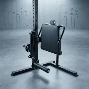 Adjustable Leg Curl Attachment for Squat Racks Commercial Grade Exercise Equipment for Thigh Calf Muscle Shaping