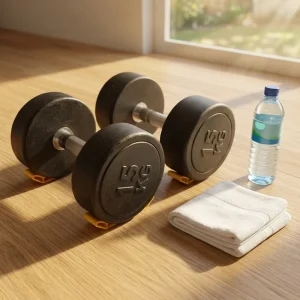 Adjustable Lightweight Steel Dumbbell for Gym and Whole-Body Exercise