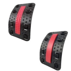 Adjustable Lumbar Traction Back Support and Posture Corrector with Foot Massage and Musical Function