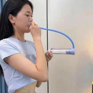 Adjustable Lung Exerciser Breath Trainer Device for Athletes Sports Fitness Breathing Training
