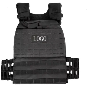 Adjustable MOLLE Fitness Plate Carrier Weight Vest for Training
