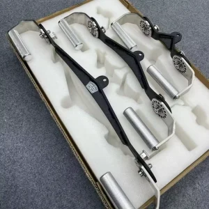 Adjustable Mag Grip Handle Cable Machine with 360 Rotation Lat Pulldown Tricep Press Attachments for Back Arm Exercises
