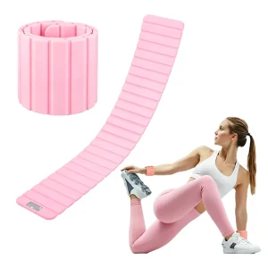 Adjustable Magnetic Silicone Ankle and Wrist Weights for Home Workout