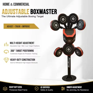 Adjustable Multifunctional Boxing Training Equipment for Gym and Home Workout, CE, Factory Direct, Q235 Steel Tube