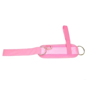Adjustable Neoprene Ankle Strap with Padded Ankle Cuff Fitness Equipment Accessory Hook Loop for Cable Machines Weight Lifting
