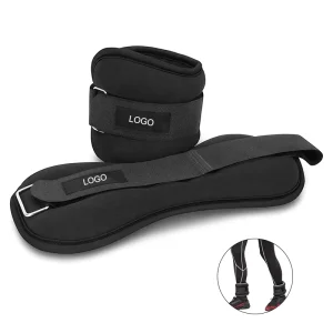 Adjustable Neoprene Ankle and Wrist Weight Cuffs 0.5 kg, 1 kg, 1.5 kg Iron Sand-Filled