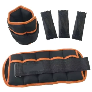Adjustable Neoprene Ankle and Wrist Weights for Women and Men, Fitness Training