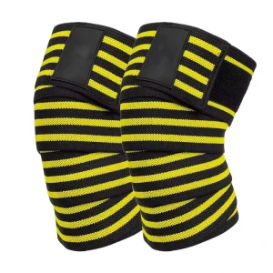 Adjustable Neoprene Elastic Breathable Non-Slip Knee Protector Belt for Weightlifting and Fitness