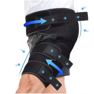 Adjustable Neoprene Thigh Support Belt for Outdoor Sports and Groin Protection