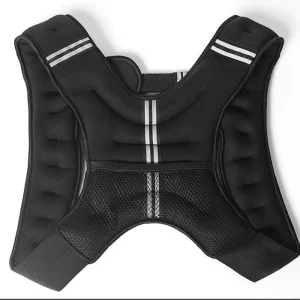 Adjustable Neoprene Weighted Vest with Iron Sand Filler for Running and Fitness