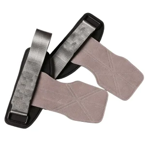 Adjustable Non-Slip Leather Palm-Protecting Pull-Up and Weightlifting Gym Hand Grips Wrist Straps