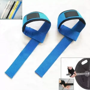 Adjustable Non-Slip Polyester Cotton Weightlifting Pull-Up Wrist Support Straps