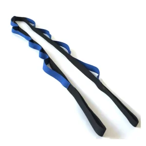 Adjustable Nylon 10-Loop Yoga Stretch Strap for Yoga and Dancing
