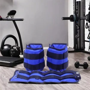 Adjustable Nylon Ankle and Wrist Weights for Running, Jogging, Walking, Aerobics, and Exercise