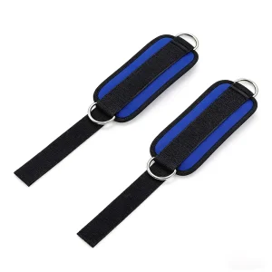 Adjustable Nylon Gym Ankle Cuffs with Buckle for Cable Machines