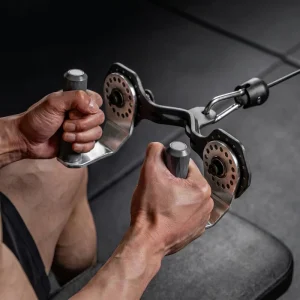 Adjustable Omnidirectional Training Handles for Powerlifting Machines 360-Degree Rotating Training Grips