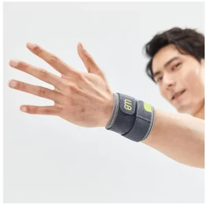 Adjustable One-Size Wrist Support with Hook-and-Loop Closure