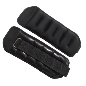 Adjustable PU Ankle and Wrist Weights for Strength Training, Gym, Fitness, Running, and Lifting
