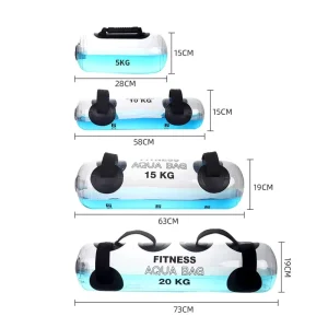 Adjustable PVC Aqua Bag, Portable Folding Water Weight Lifting Equipment