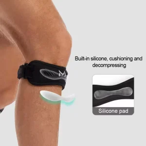 Adjustable Patella Tendon Knee Strap Support Brace for Hiking and Fitness