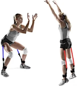 Adjustable Pedal Resistance Band Exercise Belt for Jump Training