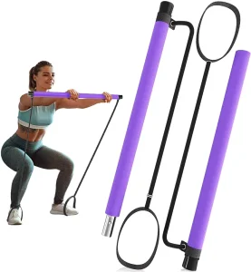 Adjustable Pilates Foot Bar Strap Pilates Weight Bar