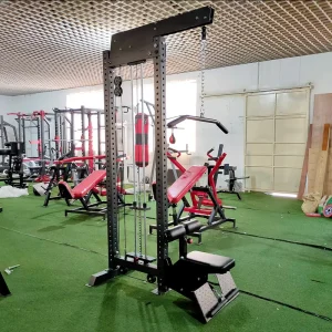 Adjustable Pin-Loaded High-Pull Strength Training Machine