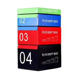 Adjustable Plyo Box with Custom Logo, Customizable Weight and Color, High-Density EPE Sponge