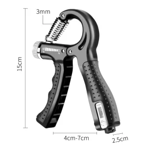 Adjustable R-Type Hand Grip Strengthener for Finger and Arm Exercise